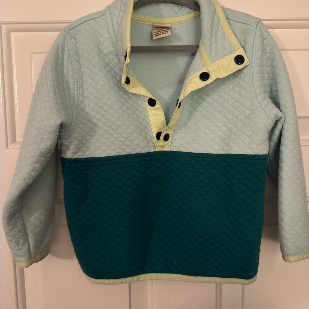 L.L. Bean Kid’s Two-Tone Quilted Pullover